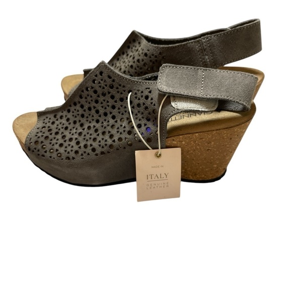A. Giannetti NWT Cork Wedge Heel - Picture 3 of 6